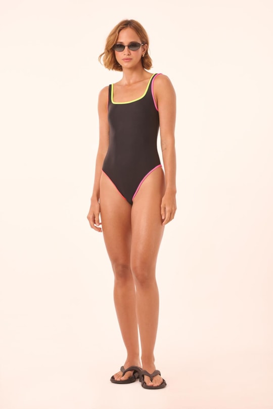 Imagem do produto Maio Camiseta Vies Neon Liso