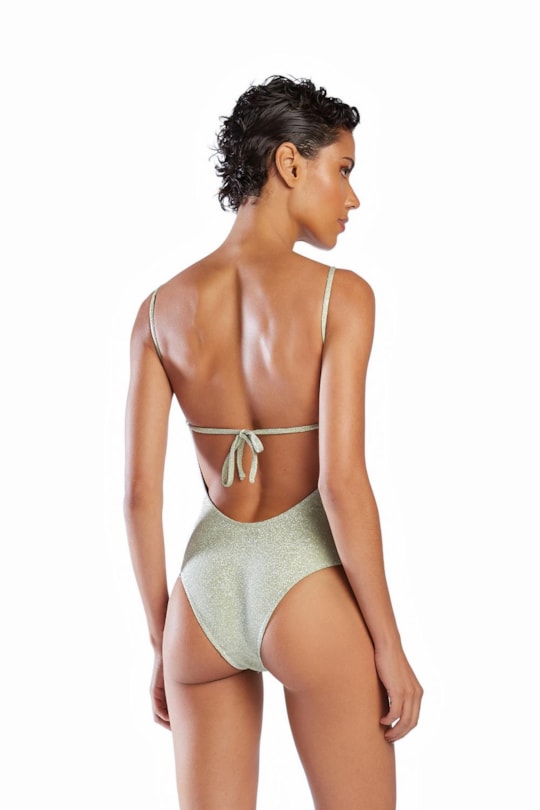 Imagem do produto Maio Catita Lastex Lurex Verde