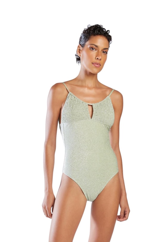 Imagem do produto Maio Catita Lastex Lurex Verde