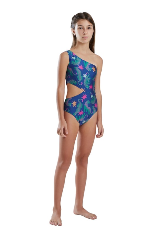 Imagem do produto Maio Enseada Onca Estelar Azul (Teen)