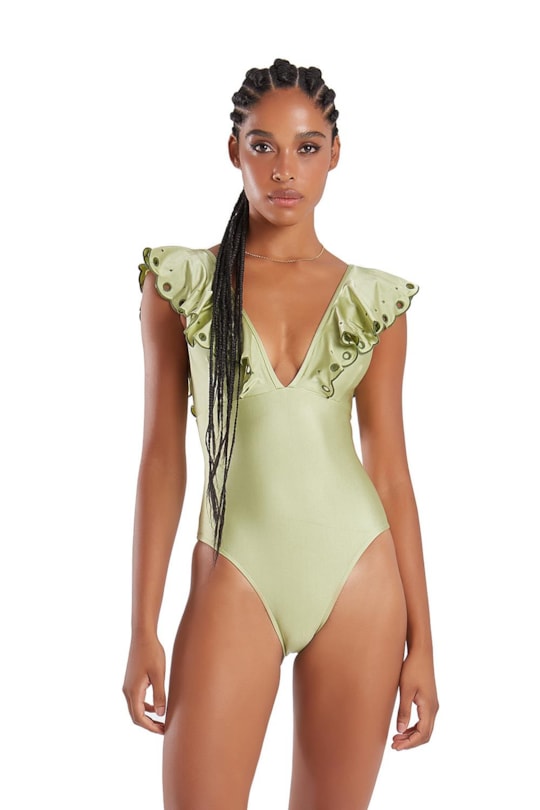 Imagem do produto Maio Hula Bordado Bolinha