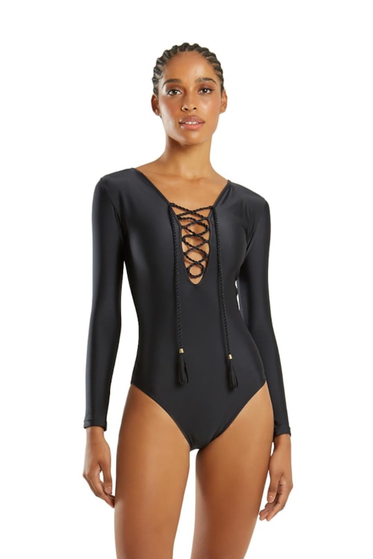 Imagem do produto Maio Manga Longa Trancado Liso