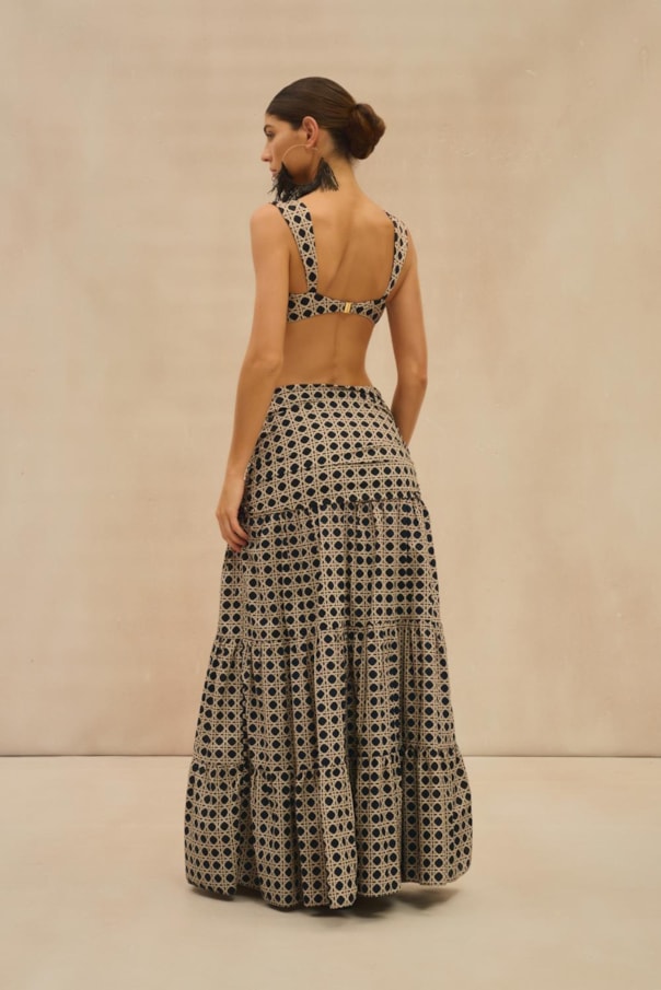 Saia 3 Camadas Isa Est. Kona