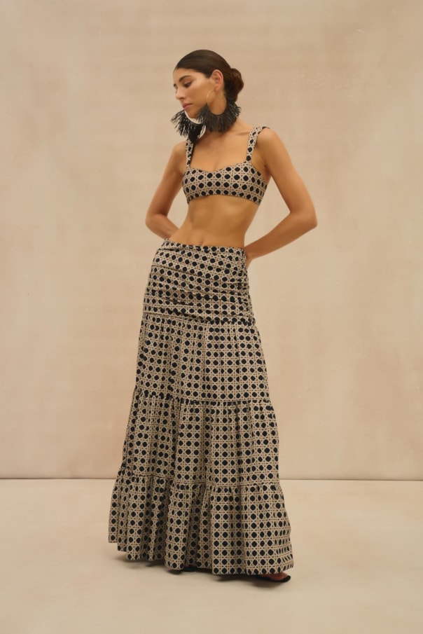 Saia 3 Camadas Isa Est. Kona