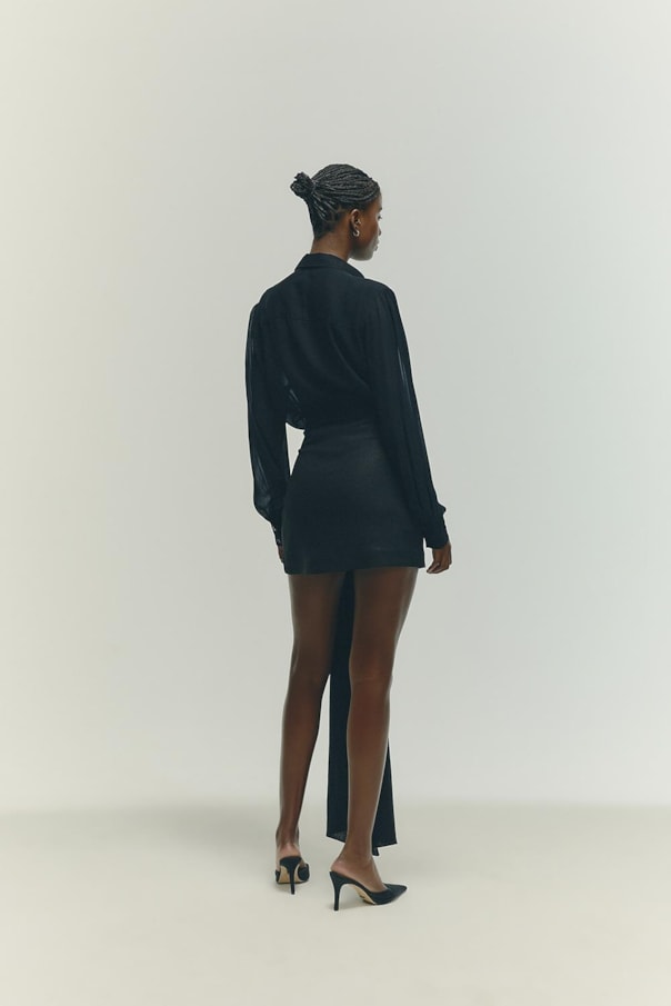 Saia Amarracao Linho Lina