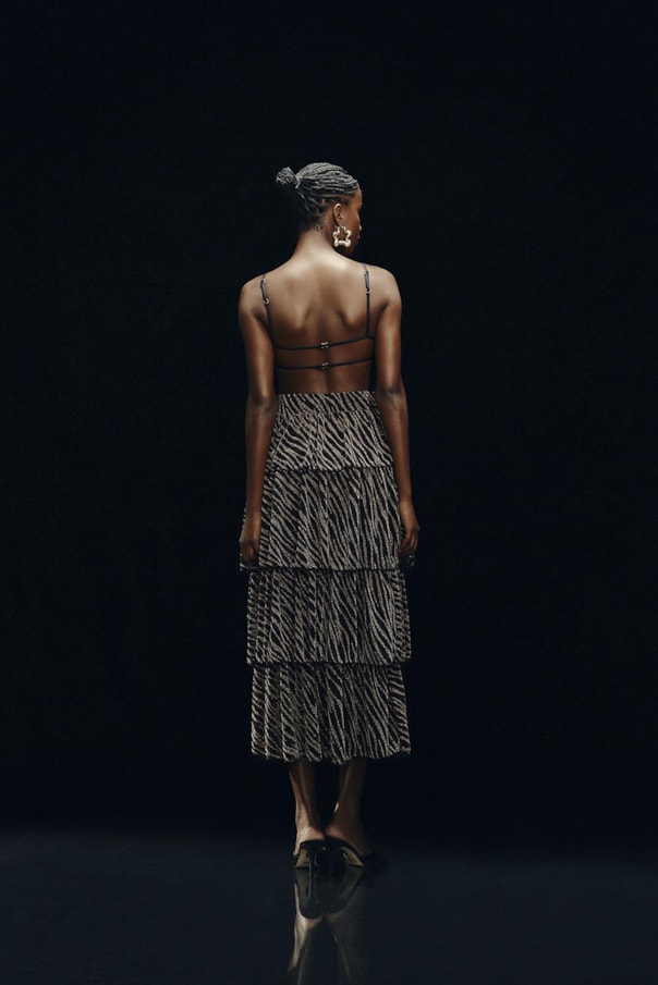 Saia Camadas Golden Tiger