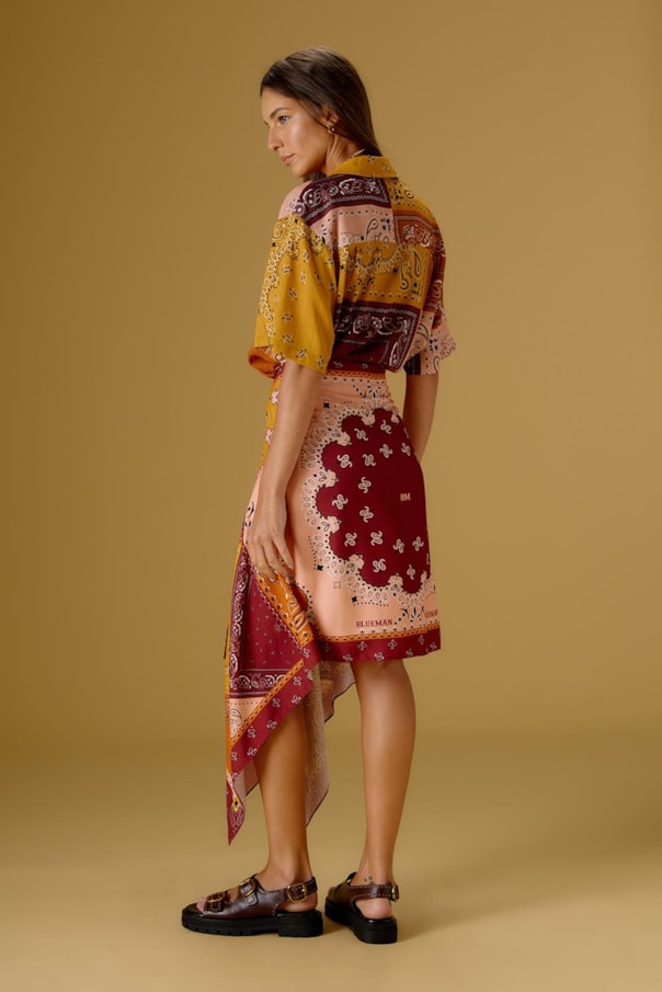 Saia Canga Bandana Blush