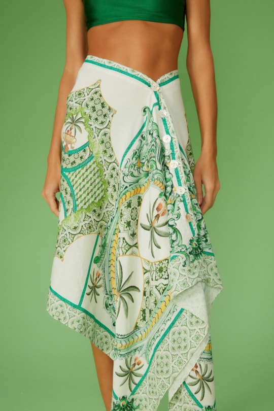 Imagem do produto Saia Canga Loc Azulejaria