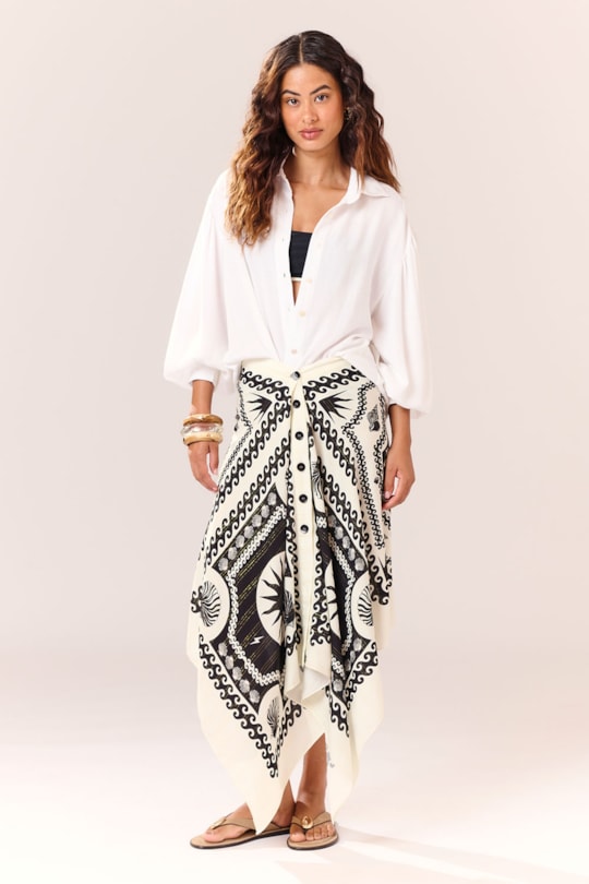 Imagem do produto Saia Canga Loc Conchas