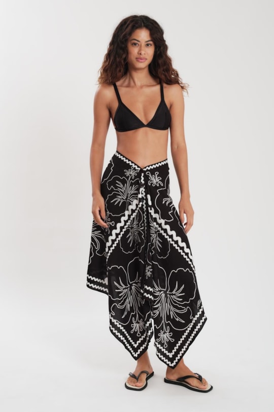 Imagem do produto Saia Canga Localizado Hibisco