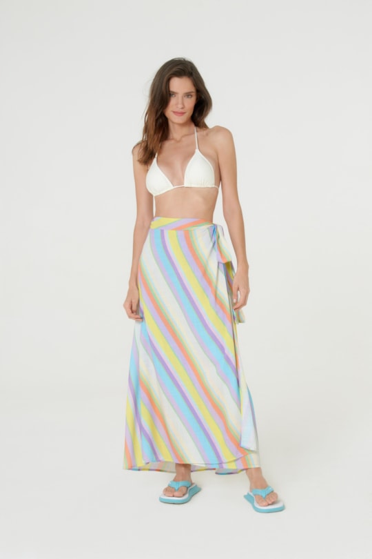 Imagem do produto Saia Cropped Transpassada Lampejo