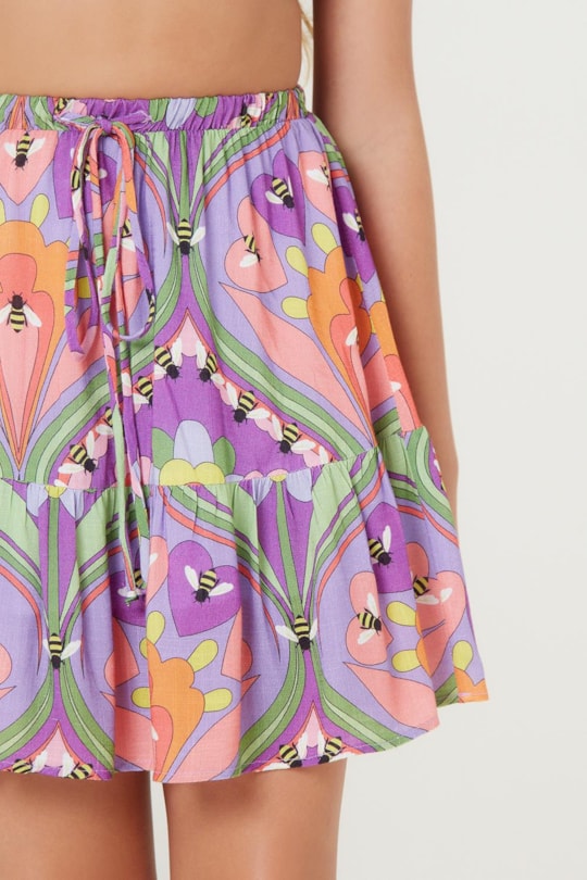 Imagem do produto Saia Evase Curta Apiculae (Teen)