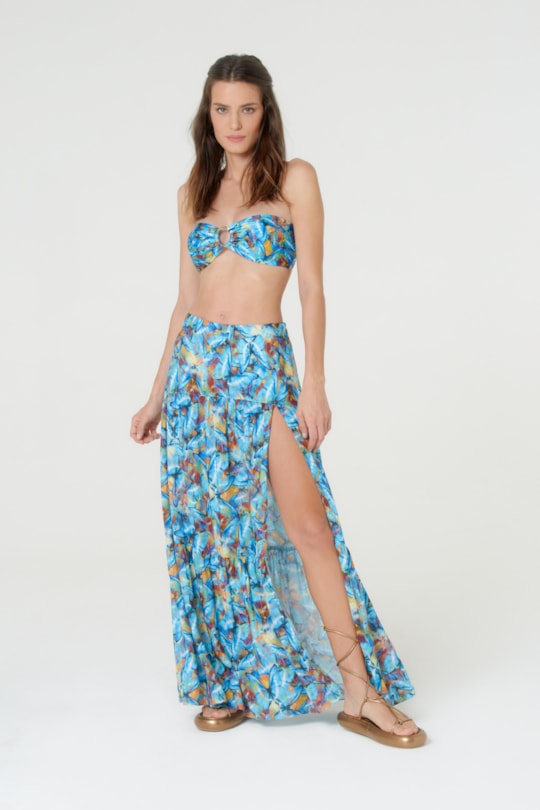 Imagem do produto Saia Fenda Dani Wing Blue