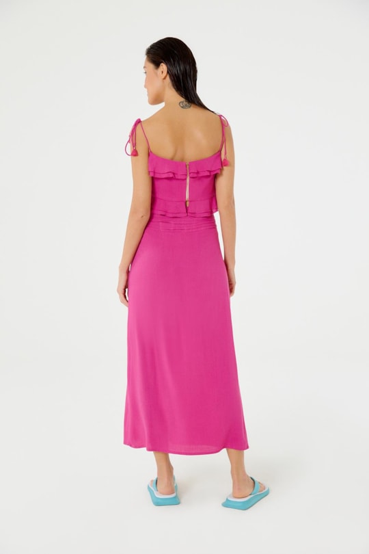 Imagem do produto Saia Longa Pala Pregas Color