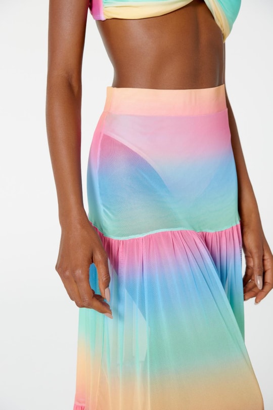 Imagem do produto Saia Longa Tule Degrade Mentos