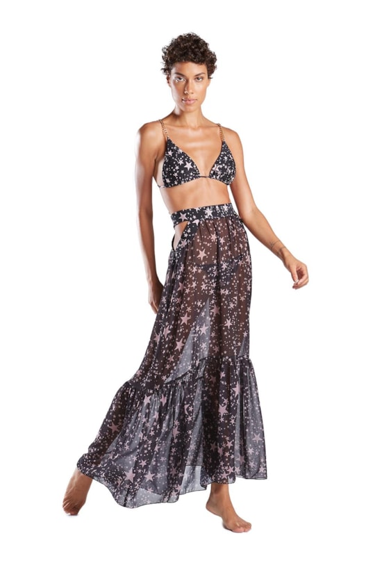 Imagem do produto Saia Longa Vazada Poeira Estelar