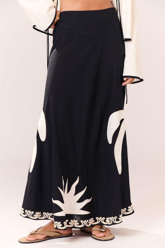 Imagem do produto Saia Midi Bordado Mahalo