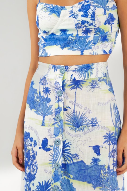 Imagem do produto Saia Midi Botoes Maua