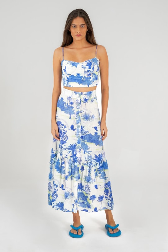 Imagem do produto Saia Midi Botoes Maua