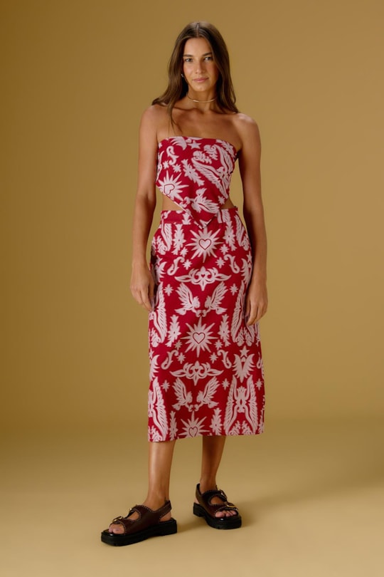 Imagem do produto Saia Midi Jacquard Dakota