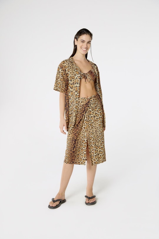 Imagem do produto Saia Midi Juno Pintada