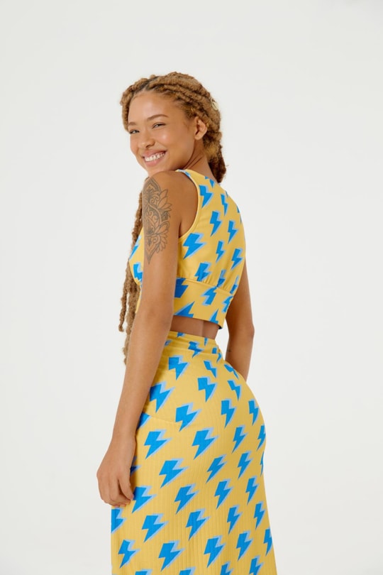 Imagem do produto Saia Midi Juno Trovao