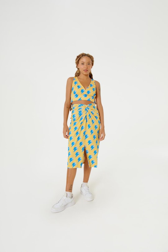 Imagem do produto Saia Midi Juno Trovao