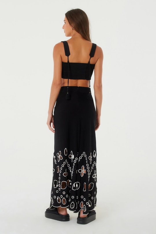 Imagem do produto Saia Midi Richelieu Liso