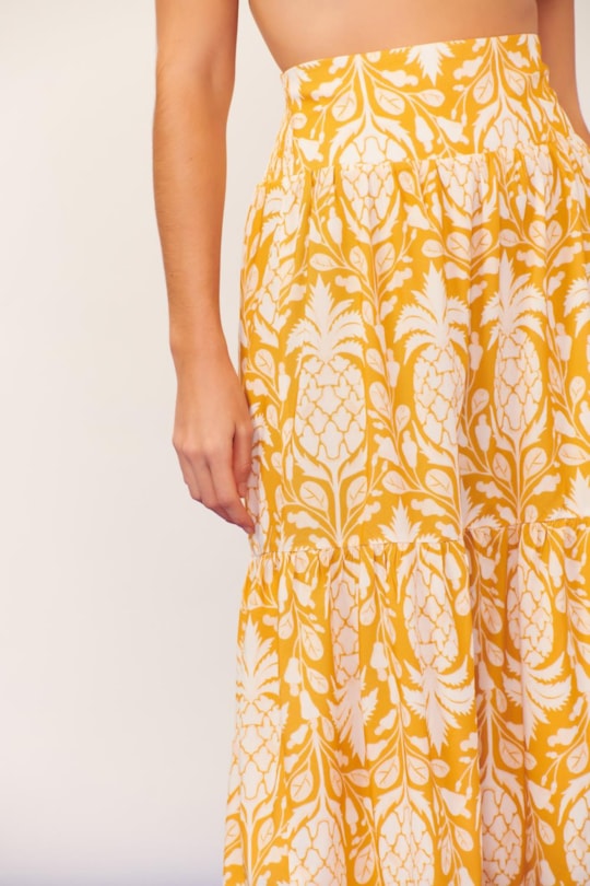 Imagem do produto Saia Pala Lastex Seiva Doce Amarela