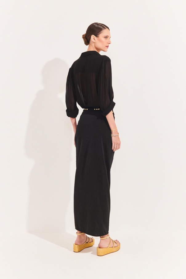 Saia Pareo Cleo Preta