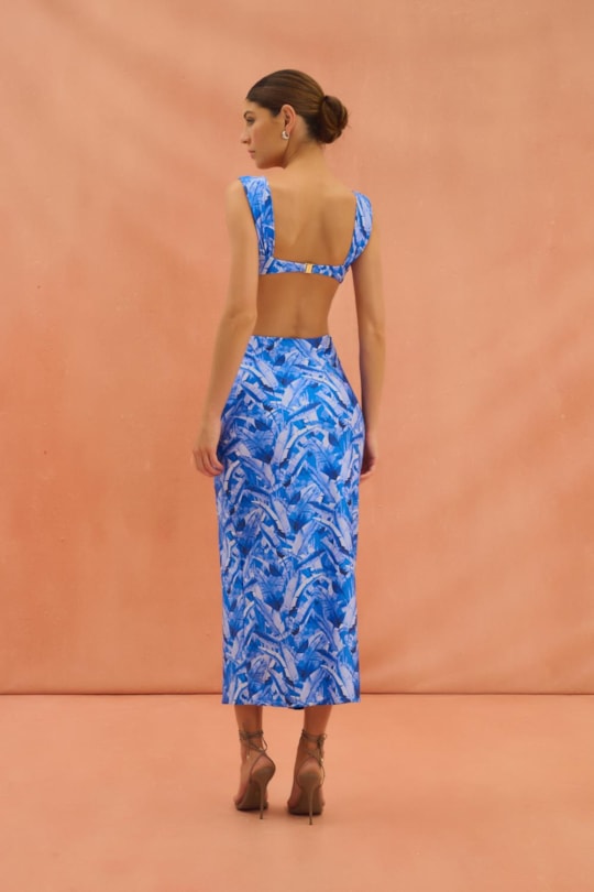 Imagem do produto Saia Pareo Estampa Palm Beach