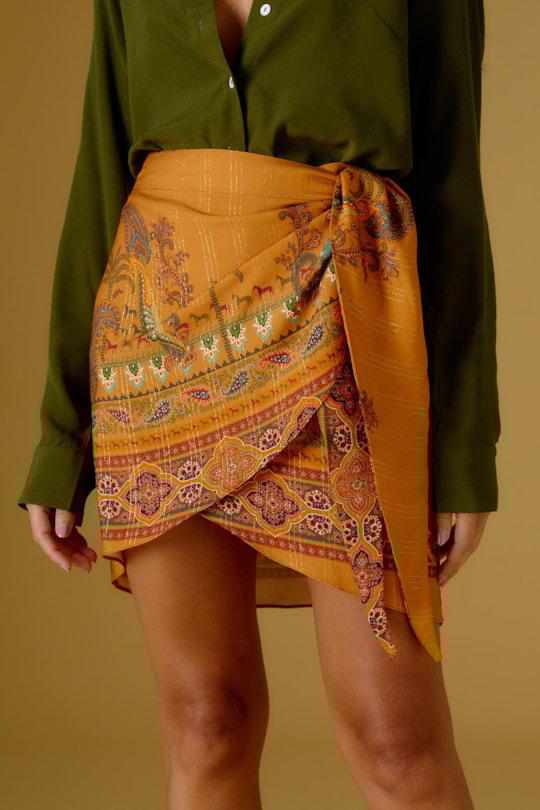 Imagem do produto Saia Pareo Localizado Barrado Canyon