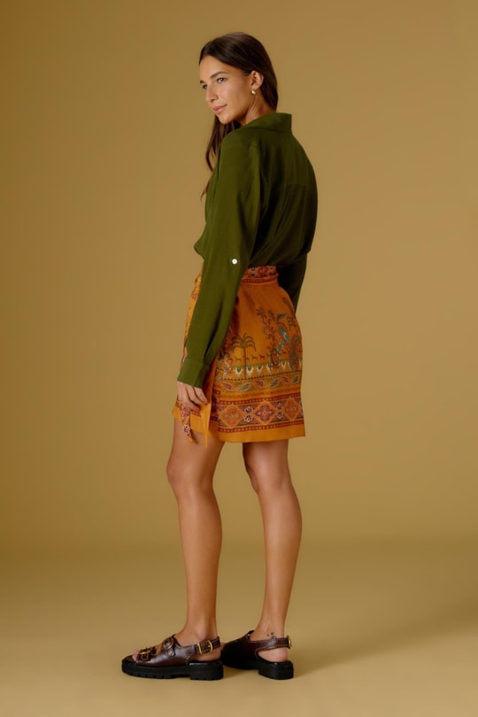 Imagem do produto Saia Pareo Localizado Barrado Canyon