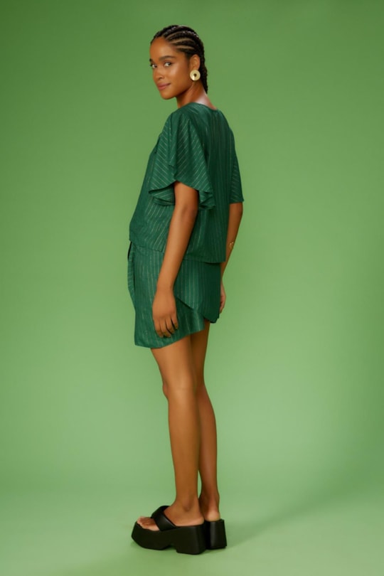 Imagem do produto Saia Pontas Assimetricas Color