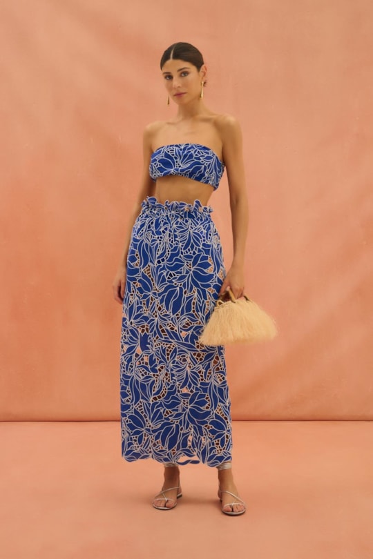 Imagem do produto Saia Serena Renda Richelieu