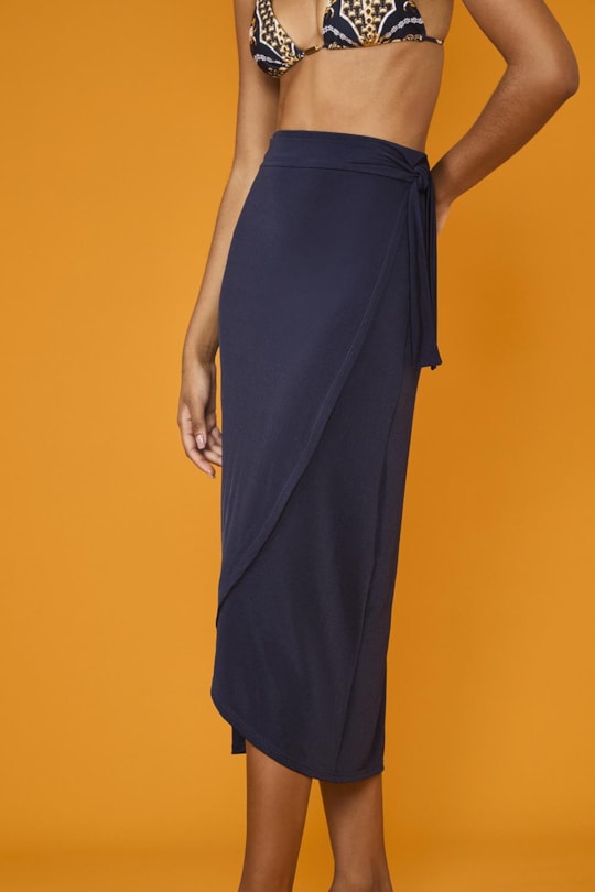 Imagem do produto Saia Transpasse Jersey Liso Color Inv25