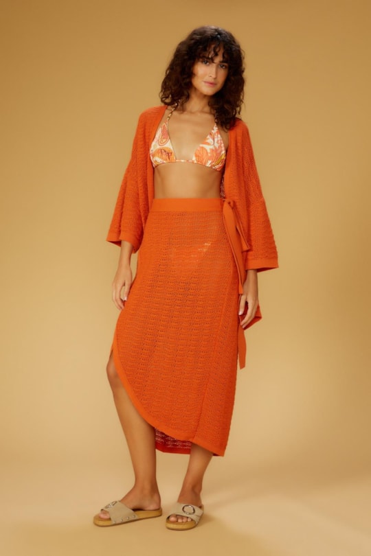 Imagem do produto Saia Tricot Transpasse