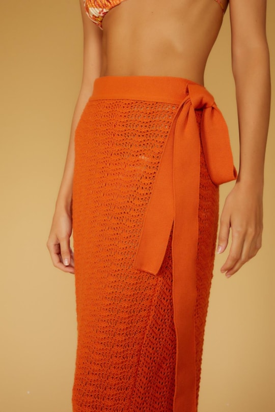 Imagem do produto Saia Tricot Transpasse