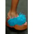 MARROM TIRAS AZUL TURQUESA