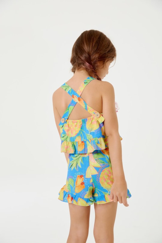 Imagem do produto Short Agnes Abacaxi (Inf)