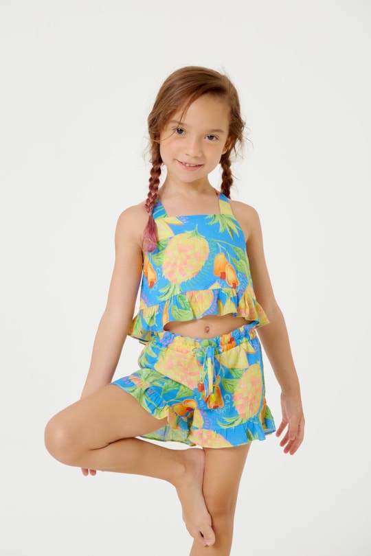 Imagem do produto Short Agnes Abacaxi (Inf)