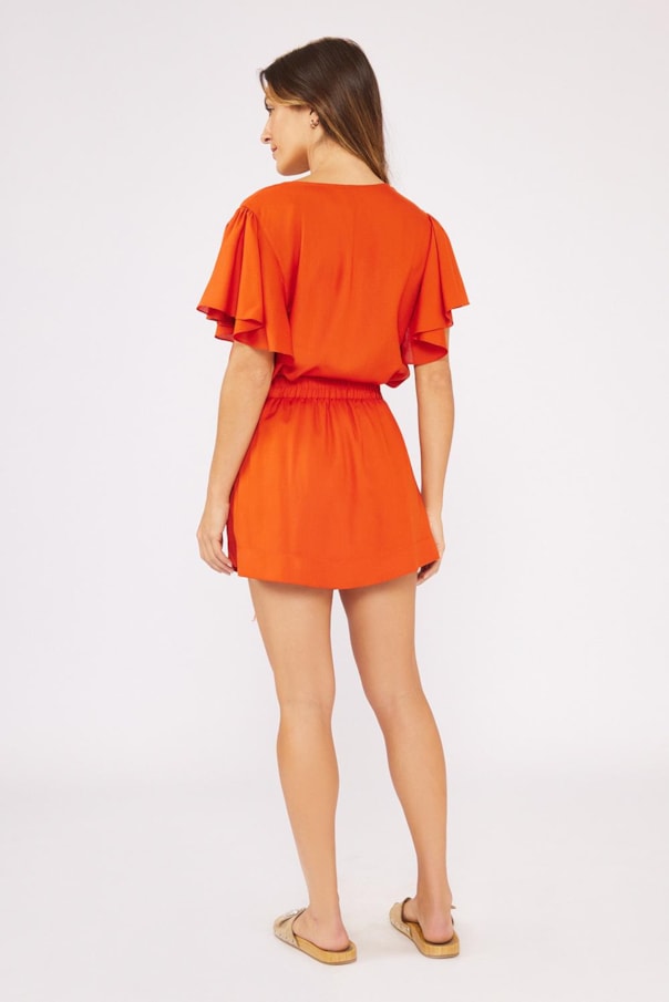 Short Amarracao Bordado Faixa