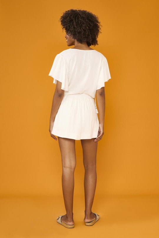 Imagem do produto Short Amarracao Bordado Faixa