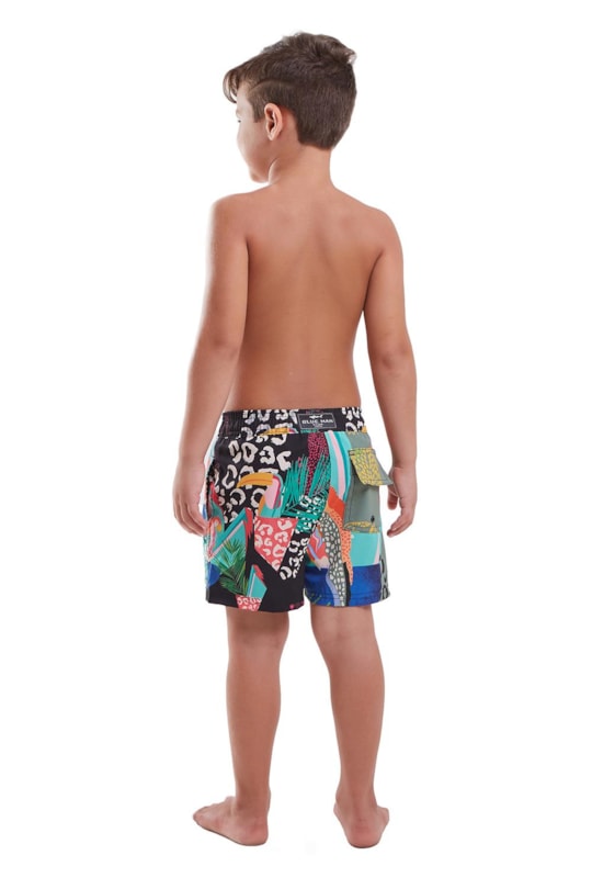 Imagem do produto Short Bari Florestinha Bicolor Infantil