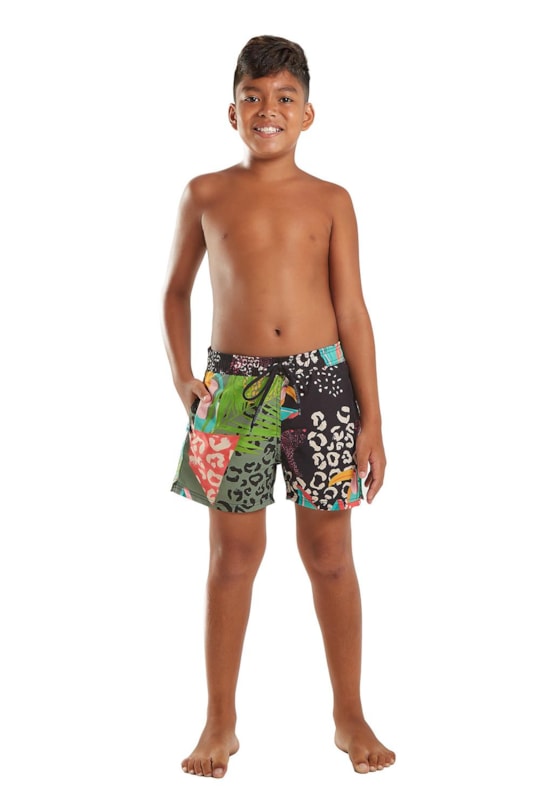 Imagem do produto Short Bari Florestinha Bicolor (Teen)
