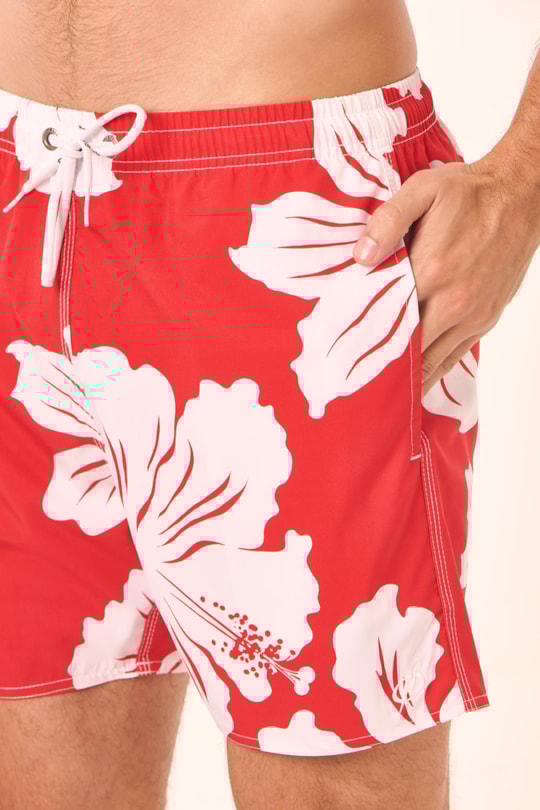 Imagem do produto Short Bari Praia Pocketmaxi Hibisco