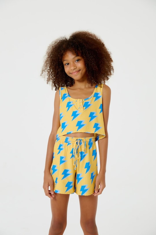 Imagem do produto Short Brisa Canelado Trovao (Teen)