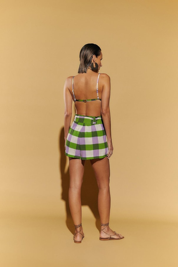 Short Clochard Estampa Vichy