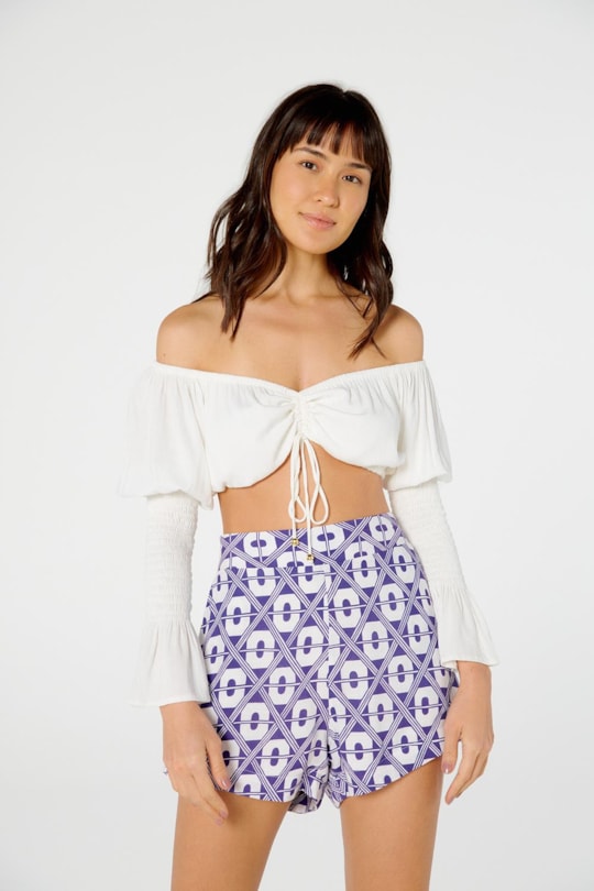 Imagem do produto Short Curto Alfaiataria Tribal