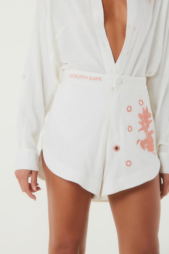 Imagem do produto Short Curto Bordado